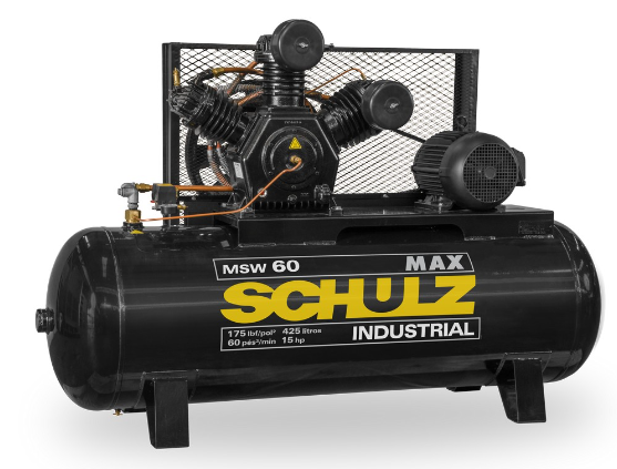 Compresor de Pistón marca SCHULZ - MSW60 MAX Potencia 15 hp