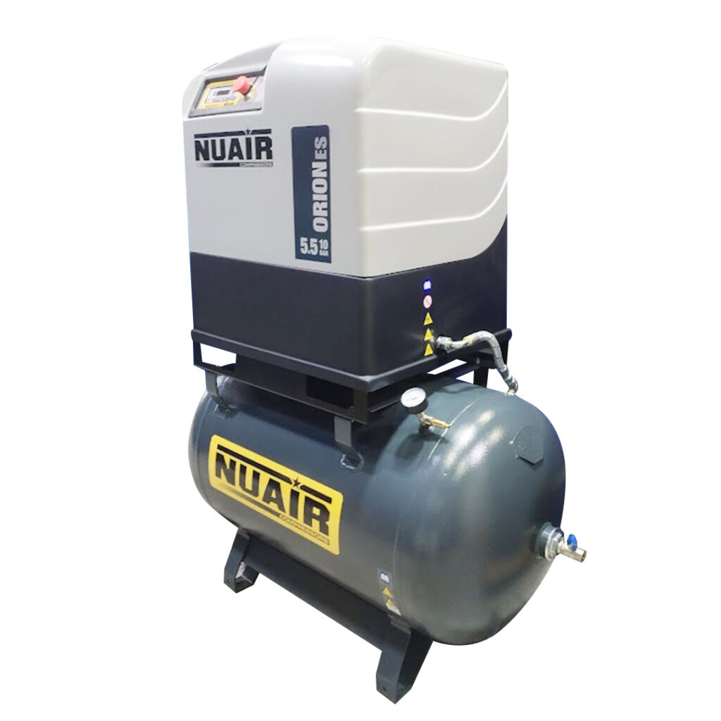 <H4>Compresor Lubricado marca NUAIR Mod. ORION 5.5-10-270 ES