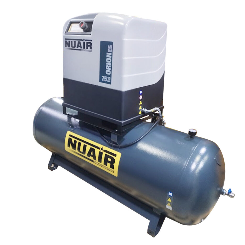 <H4>Compresor Lubricado marca NUAIR Mod. ORION 7.5-10-500 ES